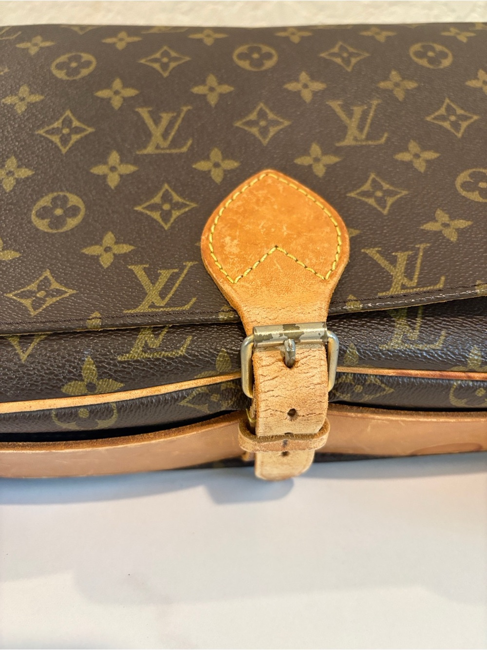 Louis Vuitton GM Cartouchiere Monogram Crossbody Bag - Picture 12 of 15